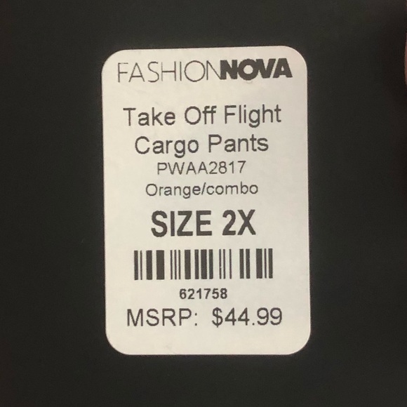 Fashion Nova Curve Take Off Flight Cargo Pants - Picture 11 of 11